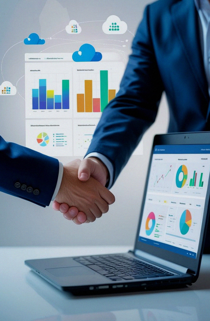 Desktop trading workspace with charts